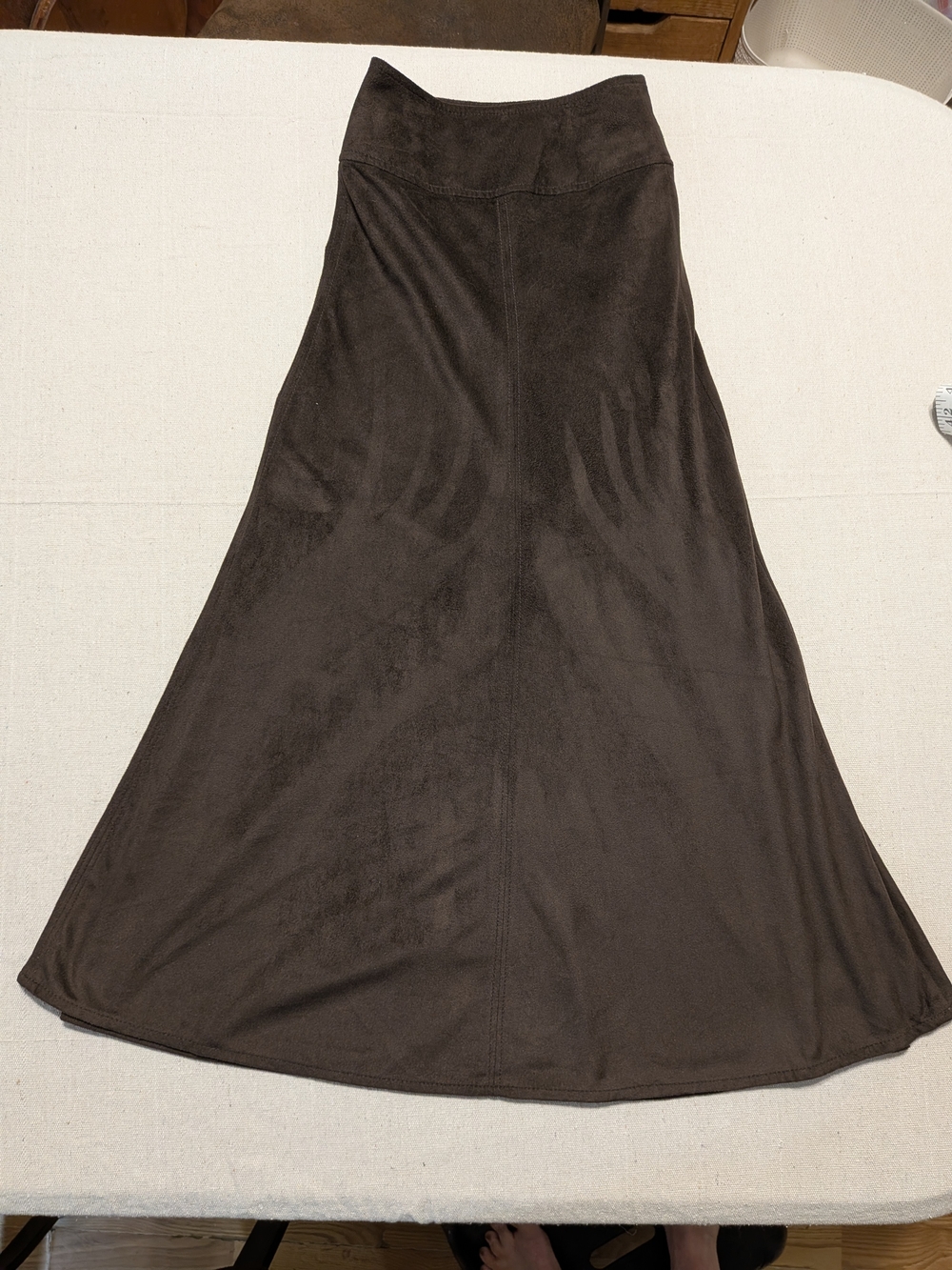 Rich Chocolate Brown  Midi Skirt Equestrian Festival Events - Picture 2 of 9